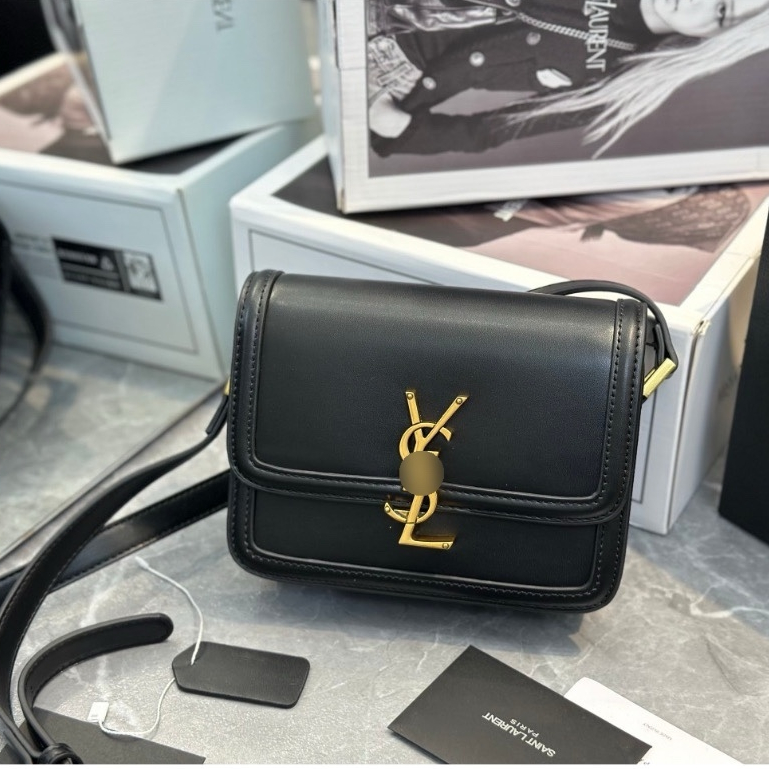 Túi xách nữ túi đeo chéo size 18 dáng vuông chất da đẹp phong cách đơn giản fullbox - Lucky9store