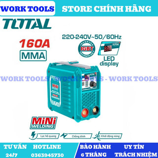 Total máy hàn mma inverter 160a/81v tw216018