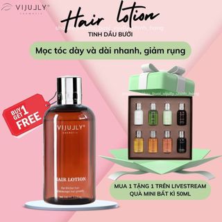 Tinh dầu bưởi Vi Jully ⚡MUA 1 TẶNG 1⚡️ giảm rụng, kích mọc tóc, dài tóc chính hãng chất lượng