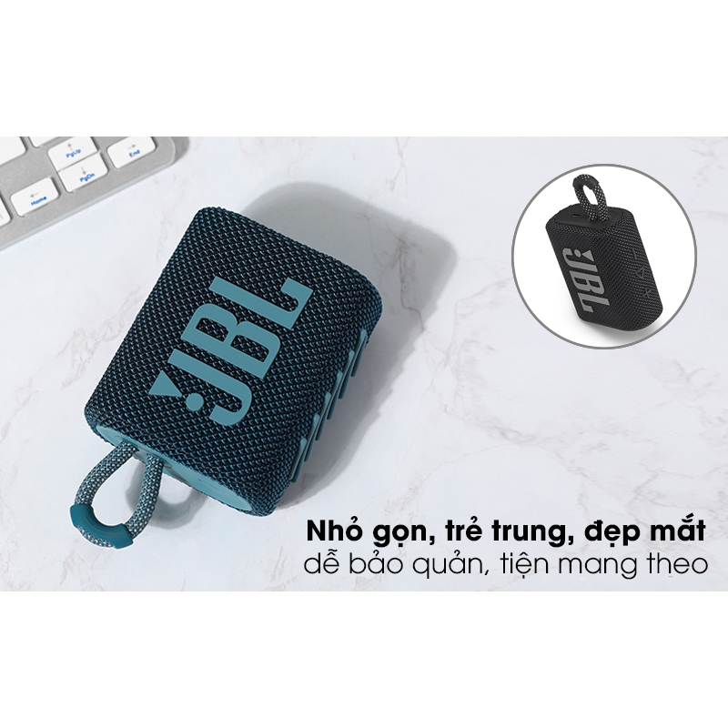 Loa Bluetooth Không Dây JBL Go 3 Nhỏ Gọn Tiện Lợi Chống Nước IP67 - Chơi Nhạc 5H - Bluetooth 5.1 - Bass Căng | BigBuy360 - bigbuy360.vn