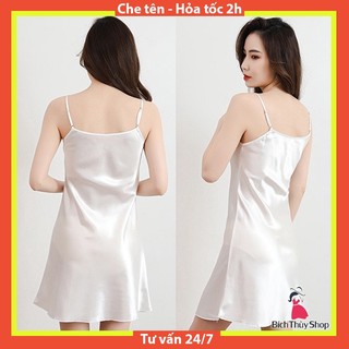 Đầm ngủ hai dây đơn giản BT044