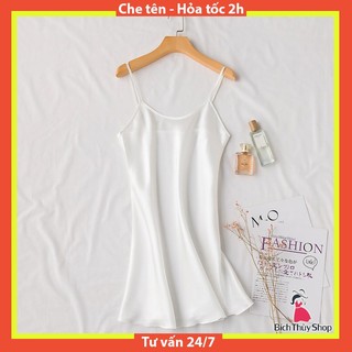 Đầm ngủ hai dây đơn giản BT044