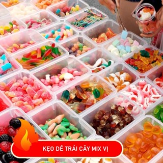Kẹo Dẻo Trái Cây , Kẹo Dẻo Mix Sẵn 44 Mẫu Hương Vị Trái Cây Tự Nhiên, Không Chảy Nước Hương Su Food