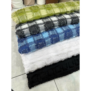 Vải linen kẻ ô (5màu)