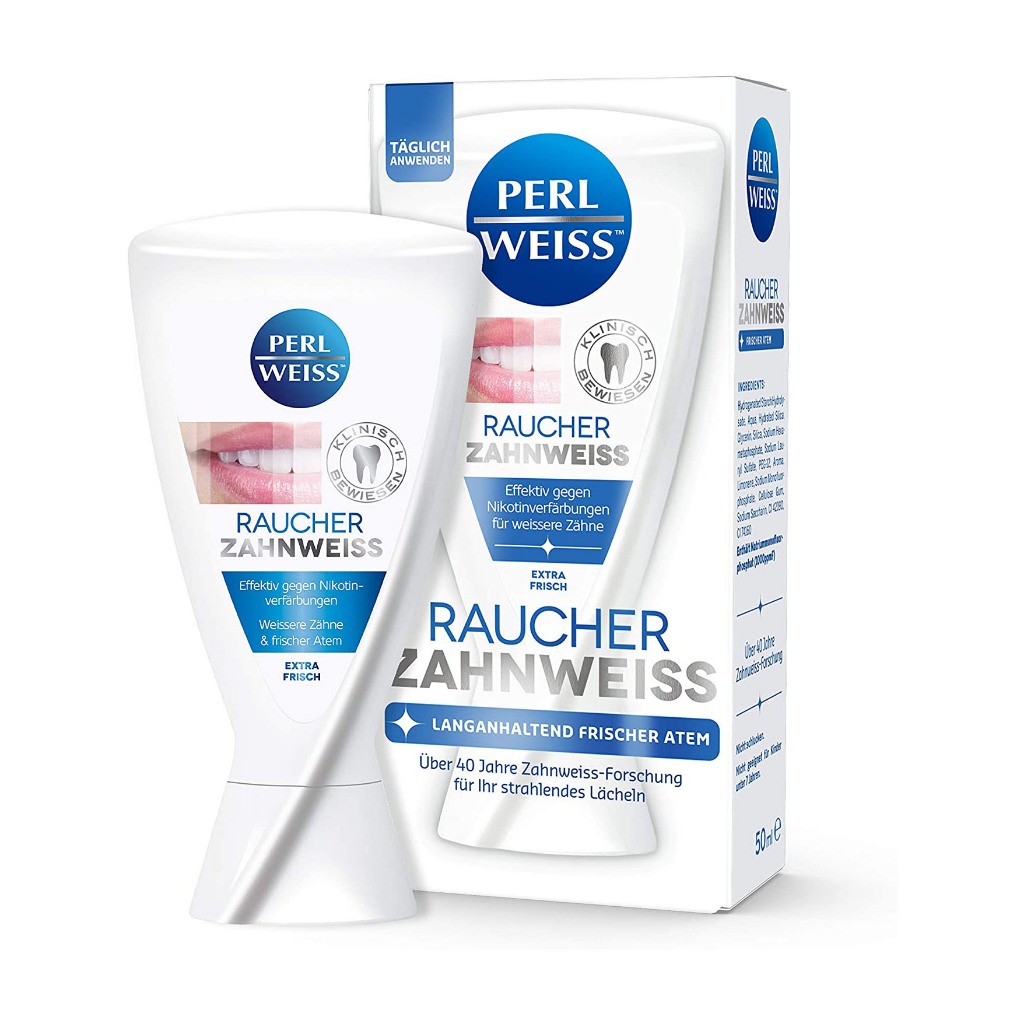 Kem đánh răng Perl Weiss Raucher Zahnweiss 50ml