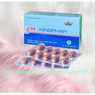 Viên tĩnh mạch tm - kingphar - hộp 30 viên - giảm nguy cơ suy giãn, viêm tắc tĩnh mạch