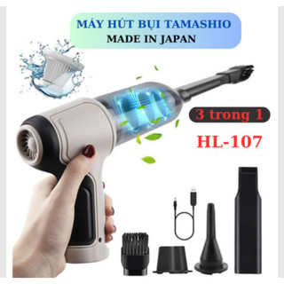 Máy Hút Bụi Cầm Tay Không Dây Nhật Bản 6 Đầu Hút, Máy Hút Bụi Ô Tô, Giường Nệm, Lông Chó Mèo Bảo Hành 12 Tháng TR TARAA