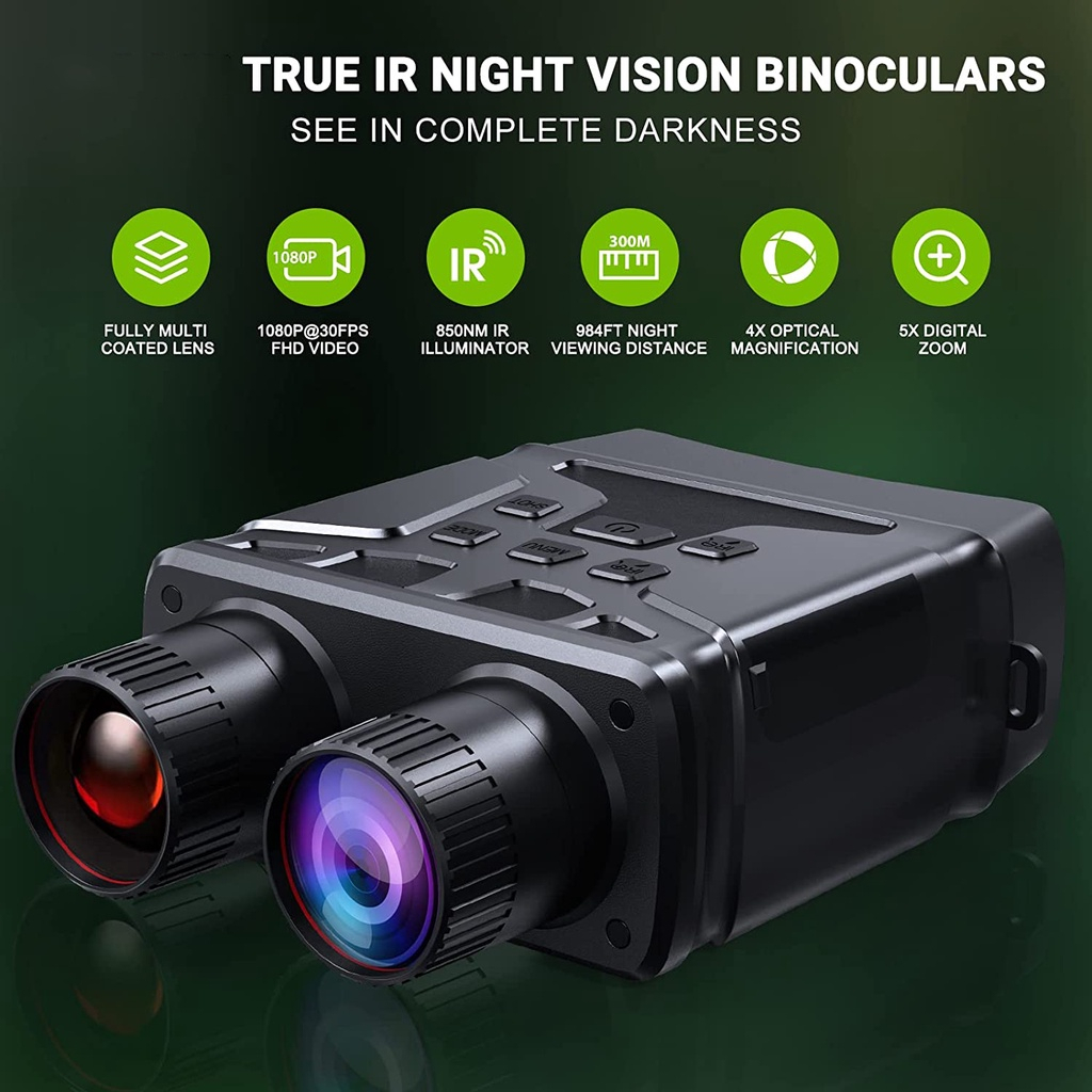 Ống Nhòm Hồng Ngoại Quan Sát Ban Đêm CORISU R6 850nm Full HD 1080p Zoom Xa 5x, Hỗ Trợ Tầm Nhìn Ban Đêm | BigBuy360 - bigbuy360.vn