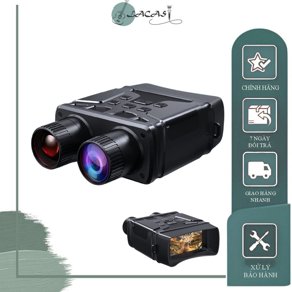 Ống Nhòm Hồng Ngoại Quan Sát Ban Đêm CORISU R6 850nm Full HD 1080p Zoom Xa 5x, Hỗ Trợ Tầm Nhìn Ban Đêm