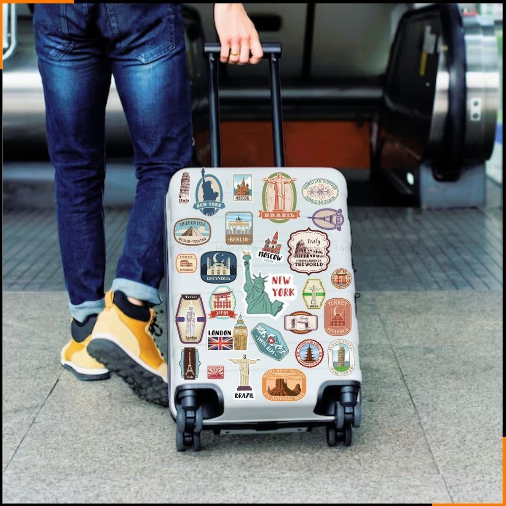 Hình dán sticker Universal ST V01 chống thấm xước dán và gỡ bỏ dễ dàng không để lại keo trang trí mũ bảo hiểm điện thoại