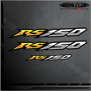 Tem dán xe sitcker logo "rs150"