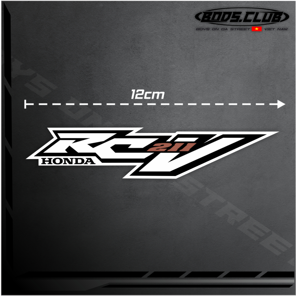 Tem dán xe sitcker logo "CRV honda"