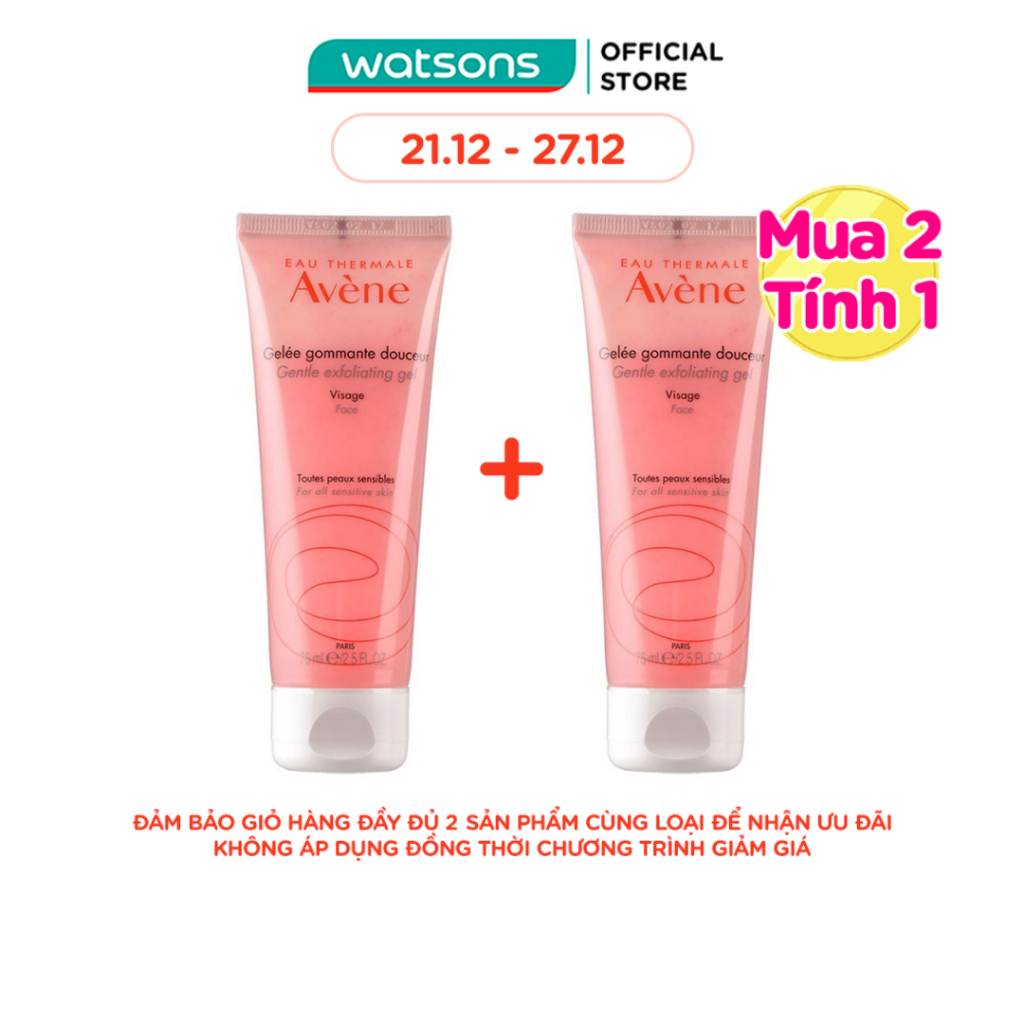 Gel Tẩy Tế Bào Avene Gentle Exfoliating Gel Êm Dịu Nhẹ Nhàng 75ml