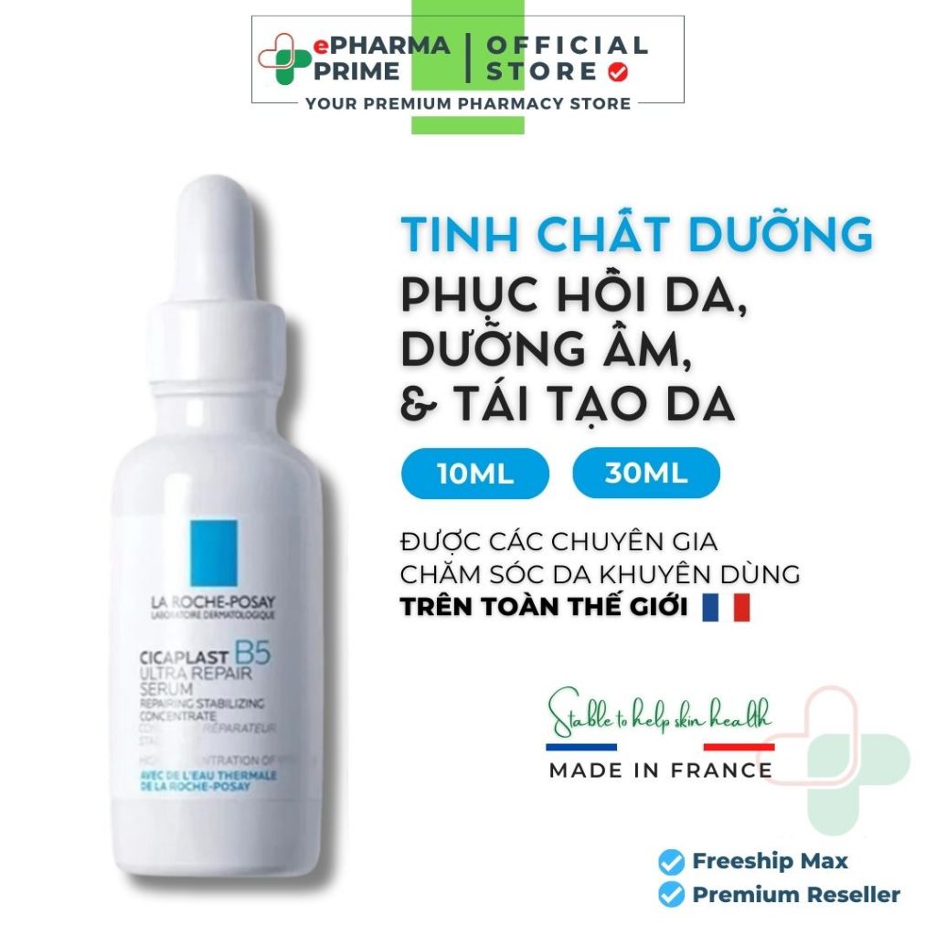 Serum La Roche-Posay Cicaplast B5 Ultra Repair Dưỡng Ẩm