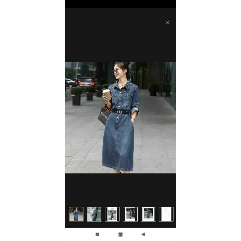 Live đầm jeans