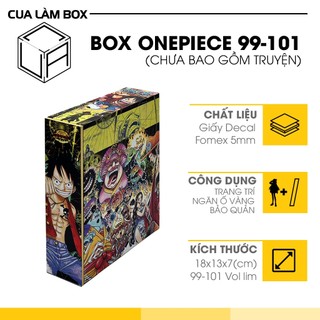 Hộp đựng Manga One Piece Limited. Boxset bảo quản truyện tranh One Piece tập 99-101 limited