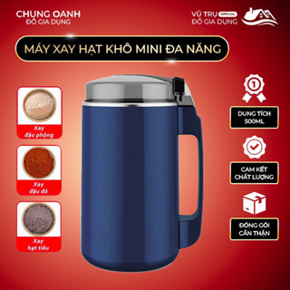 [Mẫu mới] Máy Xay Hạt Khô Misu Louis Cầm Tay Đa Năng 8 Lưỡi Dao Xay Các Loại Hạt, Ngũ Cốc, Đồ Khô