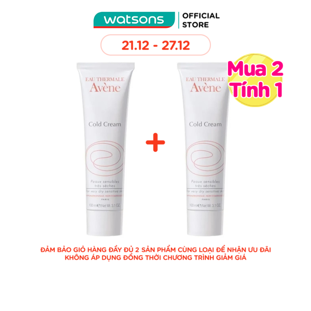 Kem Dưỡng Ẩm Avene Cho Da Khô Cold Cream 100ml