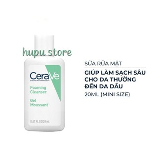 Sữa rửa mặt CeraVe Foaming Cleanser,Hydrating Cleanser