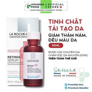 Serum La Roche Posay Retinol B3 Tái Tạo Da Giảm Thâm Nám, Nếp Nhăn, Làm Đều Màu Da 30ml