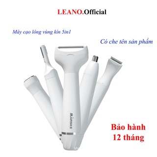 Máy cạo lông vùng kín LEANO 5 chức năng không gây đau rát khi sử dụng, Thiết bị cạo lông vùng kín nam nữ
