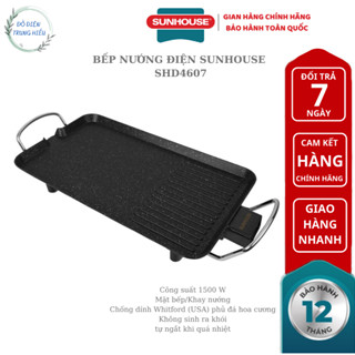 Bếp nướng điện SUNHOUSE SHD4607 - bảo hành chính hãng 12 tháng