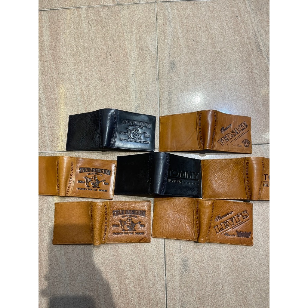 Bóp / ví da nam ông địa / tommy /vesace da bò thật bảo hành 1 năm 1 đổi 1