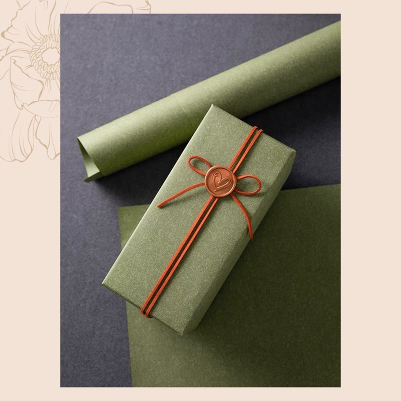 Dây ruy băng da lộn gói quà, gói hoa, làm đồ handmade