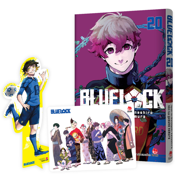 Truyện - Blue Lock tập 20 bluelock tập 20 full seal + card + standee