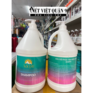 Dầu gội can 5l phục hồi mềm mượt adepti