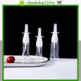 Chai xịt mũi phun sương thân trong suốt, lọ chiết dung dịch xịt mũi phun sương - 10104