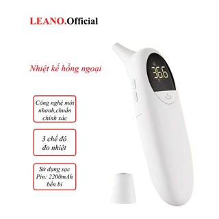 Nhiệt kế hồng ngoại LEANO cảm ứng đo chán đa năng, tiện lợi