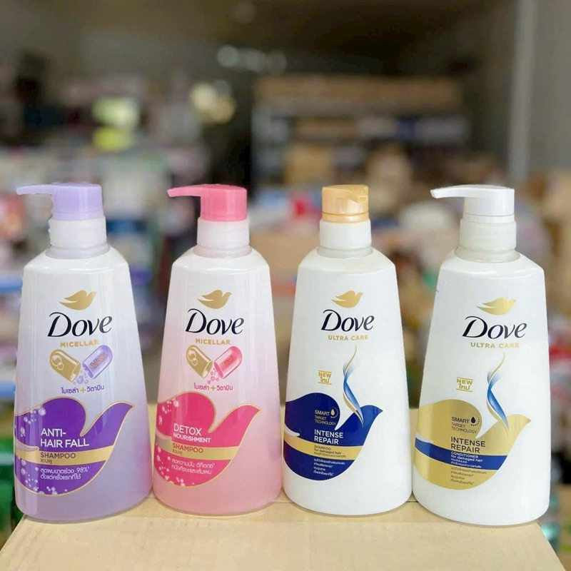 Dầu gội, xả Dove Thái Lan 450ml & mini