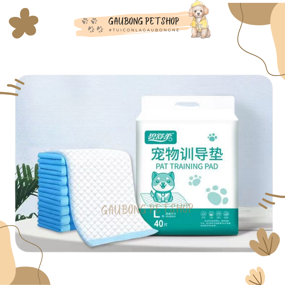 (LOẠI DÀY) Tã giấy lót chuồng cho chó mèo siêu thấm hút- Gaubong Petshop - Bỉm cho chó mèo nhiều kích thước bán lẻ