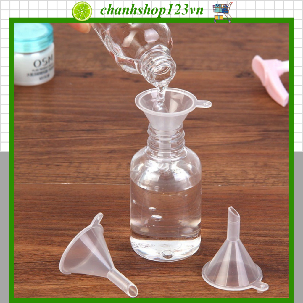 Phễu nhựa mini chiết rót nước hoa du lịch, mỹ phẩm, dung dịch, gia vị, tinh dầu tiện lợi - 10181