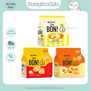 Bánh Cest Bon Sợi Gà Orion - Với 3 Hương Vị Đặc Trưng : Kem Phomai - Kem Trứng - Sợi Gà