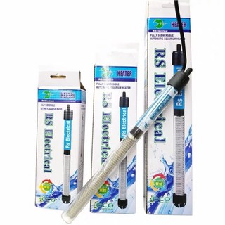 Máy Sưởi Thủy Tinh Chính Hãng RS 50W 100W 200W Sưởi Thủy Tinh Lò Xo Xoắn Có Đèn Báo