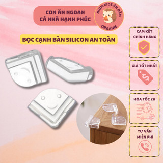Bọc cạnh/góc bàn bằng sililcon an toàn cho bé và người già (1 cái)