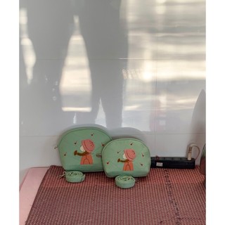 Túi hến quilt có dây đeo