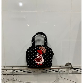 Túi hến quilt có quai xách