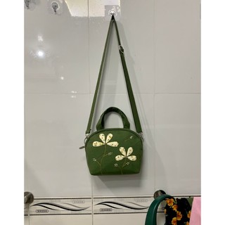 Túi hến quilt có quai xách