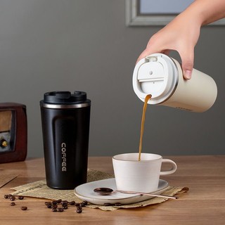 Cốc giữ nhiệt Coffee Holic 2 lớp chống rò rỉ chất liệu thép không gỉ sus 304 thiết kế năng động, giữ nhiệt vượt trội