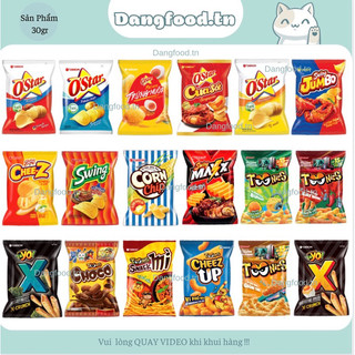 ( Combo 10gói*30gr ) Snack Khoai Tây Orion Đầy Đủ Các Hương Vị - Cam Kết 100% Hàng Mới