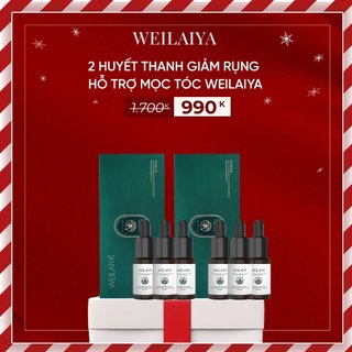 Combo 2 huyết thanh giảm rụng tóc hỗ trợ mọc tóc WEILAIYA