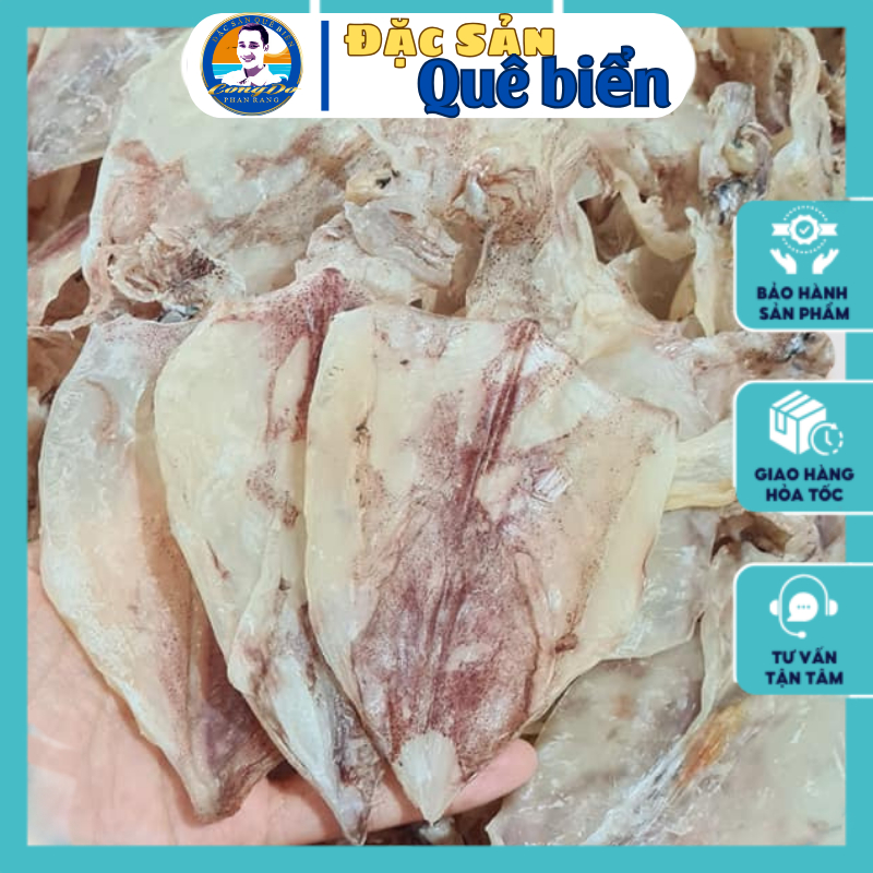 Set combo 10 con khô mưc chuẩn câu,ngọt mực loại 50 con/500g.