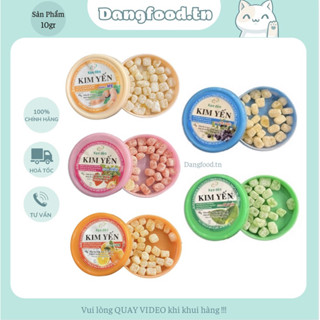 Kẹo Dẻo Kim Yến Đầy Đủ Các Hương - 4 Hương : Bạc Hà / Việt Quất / Cam / Dâu