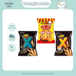Snack Khoai Tây Tayo X Orion Đầy Đủ Các Vị : Trứng Muối - Tảo - Cola Chanh