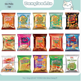 Snack Oishi 12gr Đủ Các Vị - Có Mix Vị - Cam Kết Hàng Chính Hãng Và Date Tốt 100%