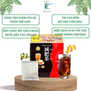 Trà Giảm Cân Genpi Premium Tea 36 Gói Túi Lọc Trà Nhật Bản Hayari Giảm Mỡ