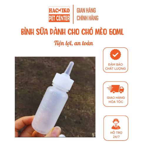 Bình sữa chó mèo 60ml